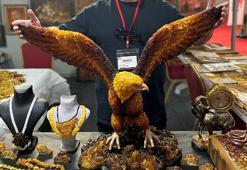 Tespih ve Doğal Taşlar Fuarı'nda 50 bin dolarlık heykele ilgi