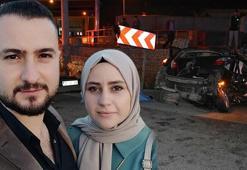 Eşine sürpriz yapıp, açık hava sinemasına götürürken kaza yaşanmış