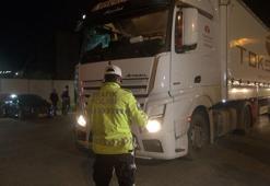 'Kilit Kavşak' Kırıkkale'de ağır tonajlı araçlar denetlendi