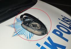 Motosikletliye çarparak kaçan otomobil sürücüsü, kırılan aynadan tespit edilecek