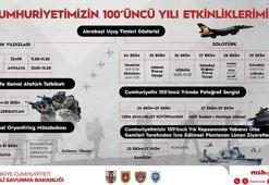 MSB'den Cumhuriyet'in 100'üncü yılında çok sayıda etkinlik