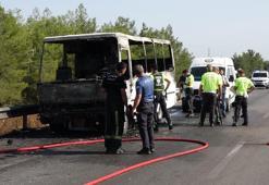 Karavana çevirdiği midibüste çıkan yangında öldü
