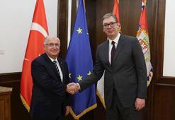 Bakan Güler, Sırbistan Cumhurbaşkanı Vucic ile görüştü