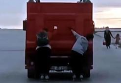 Patenli gençlerin tehlikeli yolculuğu kamerada