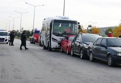 Erzurum'da 5 aracın karıştığı zincirleme kaza: 24 yaralı