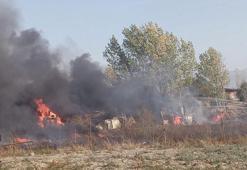 Hurdalıkta çıkan yangın, kontrol altına alındı