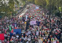 Londra’da ikinci büyük Filistin’e destek protestosu başladı