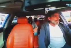 Taksicinin aracında öldürülme anı, kamerada