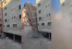 Güngören'de yıkım sırasında bina çöktü