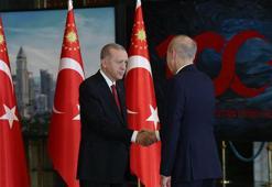 Cumhurbaşkanı Erdoğan, Cumhuriyet Bayramı tebriklerini kabul etti
