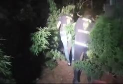 Sultanbeyli’de helikopter destekli uyuşturucu operasyonu