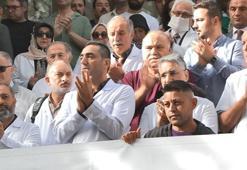 Sağlık çalışanlarından İsrail protestosu