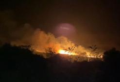 Balıkesir'de trafo yangını ormana sıçradı