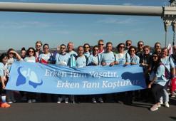 100’üncü yılda 100 akciğer kanserini yenen hasta ile İstanbul Maratonu'na katıldılar