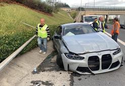 TEM'de çarpıp kaçan otomobil zincirleme kazaya neden oldu: 4 yaralı