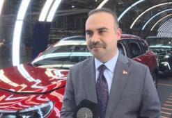 Bakan Kacır: Banttan inen Togg sayısı 10 bini aştı