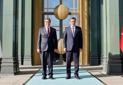 Cumhurbaşkanı Yardımcısı Yılmaz, KKTC Başbakanı Üstel ile görüştü