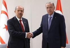 Cumhurbaşkanı Erdoğan, KKTC Cumhurbaşkanı Tatar ile görüştü