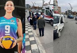 Milli voleybolcu Büşra Kılıçlı kaza yaptı: 2 yaralı