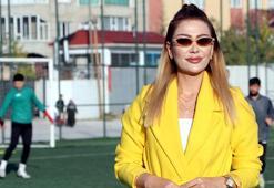 Van'da erkek futbol takımına kadın başkan