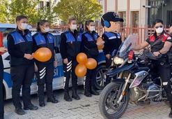 Lösemili Miraç Efe'ye polislerden eğlence operasyonu