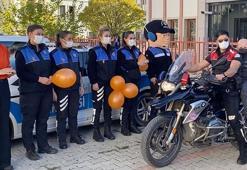 Lösemili Miraç Efe'ye polislerden eğlence operasyonu