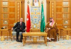 Cumhurbaşkanı Erdoğan, Veliaht Prens Bin Selman’la bir araya geldi