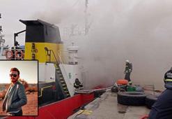 Römorkörde çıkan yangında dumandan etkilendi