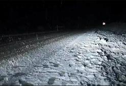 İnegöl- Dominiç karayolu kar yağışı nedeniyle ağır tonajlı araçların geçişine kapatıldı