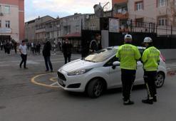Gaziosmanpaşa'da okul çevresinde polis denetimi