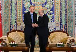 Erdoğan, Cezayir Cumhurbaşkanı Tebbun ile bir araya geldi