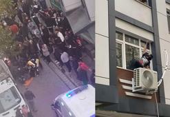 Küçükçekmece'de tutsak tutuldukları binadan atlayan 2 kişiden biri hayatını kaybeti