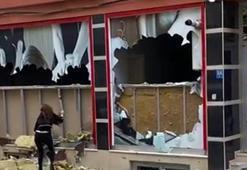 Eski patronuna kızdı, keserle iş yerinin camlarını kırdı