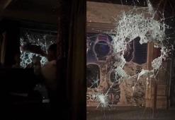 Beyoğlu'nda dükkanında mahsur kalınca ortalığı birbirine kattı