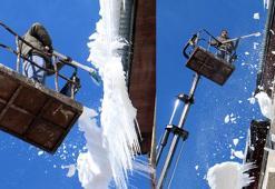 Erzurum'da 'buz kırma timi' görevde