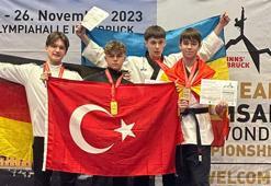 Milli Taekwondocu Muhammed Çağrı Gülen, altın madalya kazandı