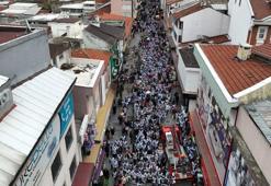 Bursa'da 'Filistin için çocuklarla el ele zinciri'