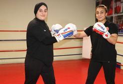 Avrupa üçüncüsü boksçu Şeyma, kız kardeşiyle dünya şampiyonasına hazırlanıyor