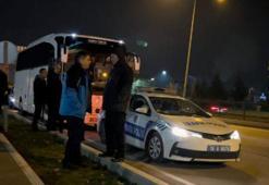 Anıtkabir'i ziyaret giden yolcuları taşıyan tur otobüsü çalıntı çıktı