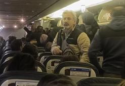 Elazığ Havalimanı’na zorunlu iniş yapan Diyarbakır uçağındaki panik anları kamerada