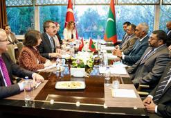 Bakan Tekin, Maldivler Cumhurbaşkanı Muizzu ile görüştü