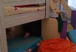 6 yıl hapisle aranan FETÖ hükümlüsü öğretmen, ranzadaki gizli bölmede yakalandı