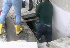 Bağcılar'da bodrum katlardaki evleri su bastı