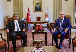 Numan Kurtulmuş, Vietnam Başbakanı Chinh ile TBMM'de görüştü