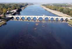 Edirne'de son yağışlarla nehirlerin debileri arttı