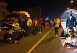 Samsun'da iki otomobil çarpıştı; 1'i AK Parti Artvin Gençlik Kolları Başkanı 2 ölü, 2 yaralı