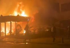 Sancaktepe'de restoranda yangın