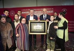 Ümraniye'deki Engelsiz Spor Merkezi'nin açılışı Bakan Bak tarafından yapıldı
