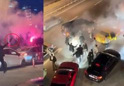 Bursa'da, 2 farklı düğün konvoyu yolu kapattı: Havaya ateş açıp, çiftetelli oynadılar