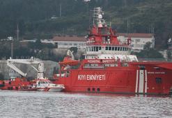 Kayıp mürettebatı arama çalışmalarında 18'inci gün; 'Nene Hatun'un dalgıçları da görevde